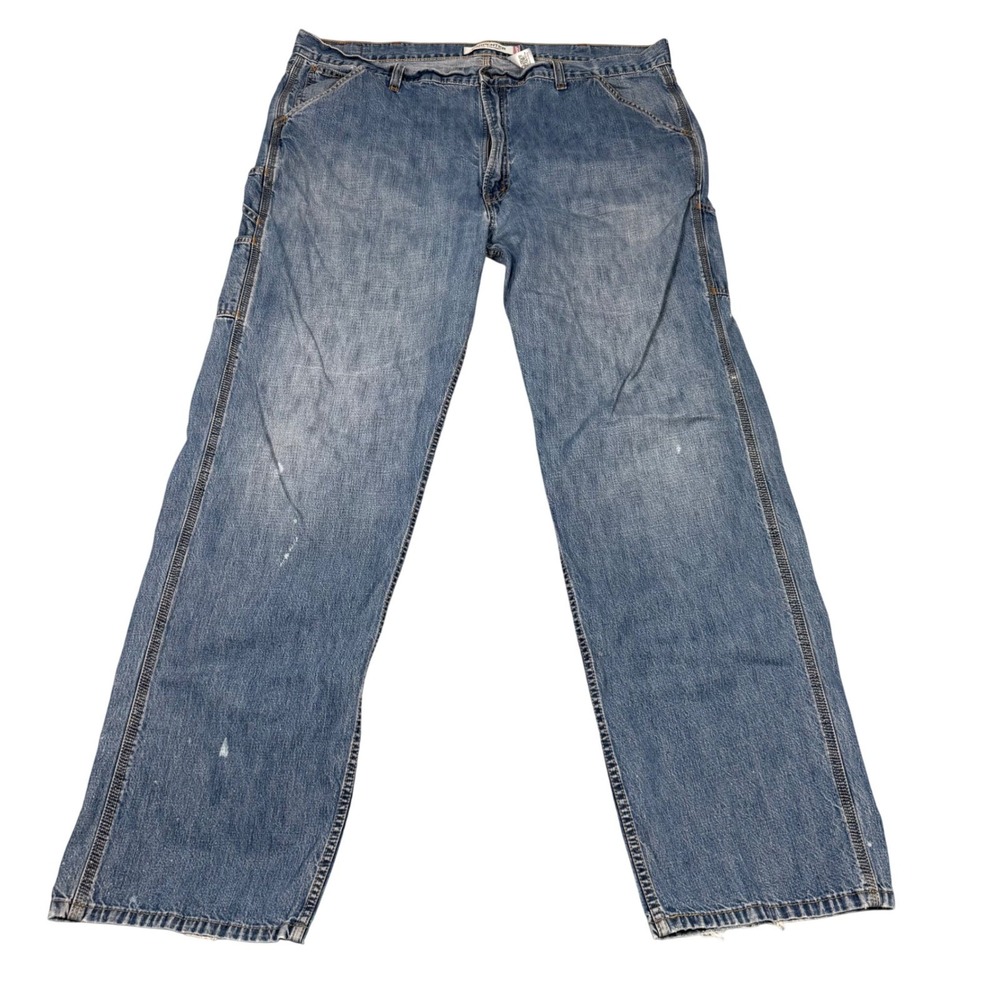 Levis Carpenter Vintage Y2K Loose Straight Baggy Skater Jeans Mens 44x36 Blue